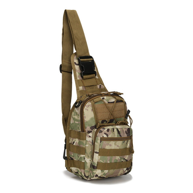 Outdoor Adventure Sling Backpack for Men – Tactical Military Style