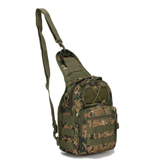 Outdoor Adventure Sling Backpack for Men – Tactical Military Style