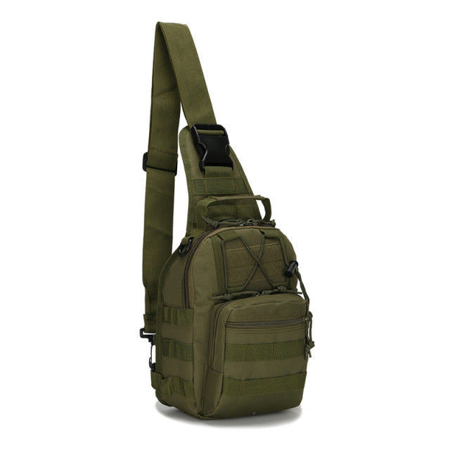 Outdoor Adventure Sling Backpack for Men – Tactical Military Style