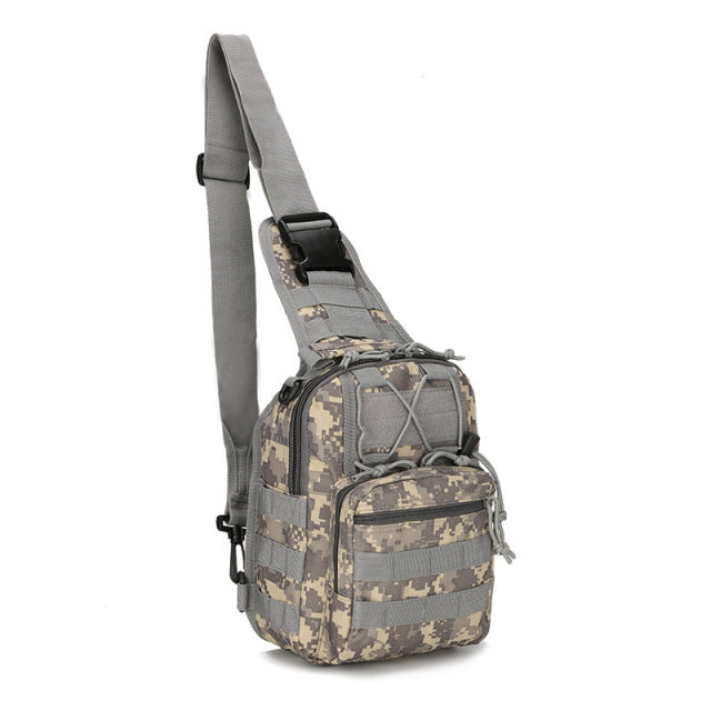 Outdoor Adventure Sling Backpack for Men – Tactical Military Style