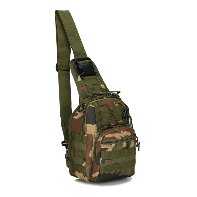 Outdoor Adventure Sling Backpack for Men – Tactical Military Style