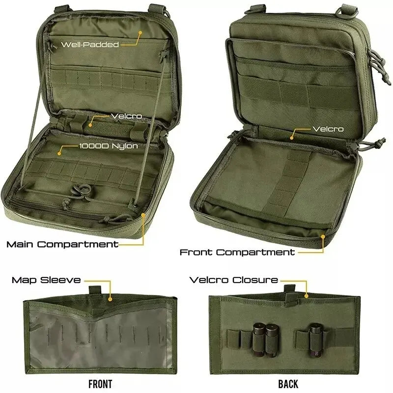 MOLLE Tactical Admin Pouch for Magazine Storage and Utility
