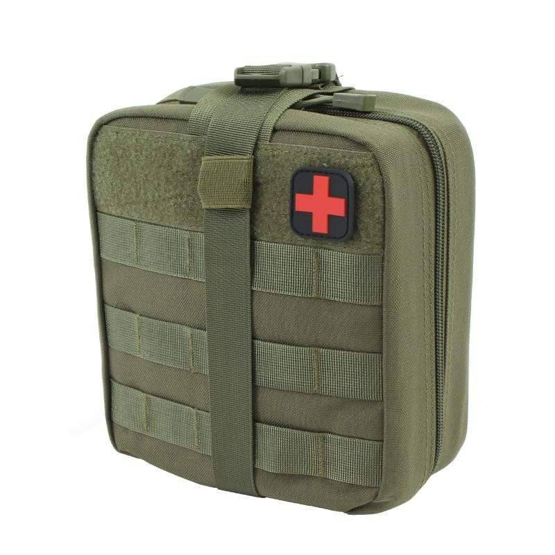 Outdoor Survival First Aid Pouch with Tactical MOLLE System