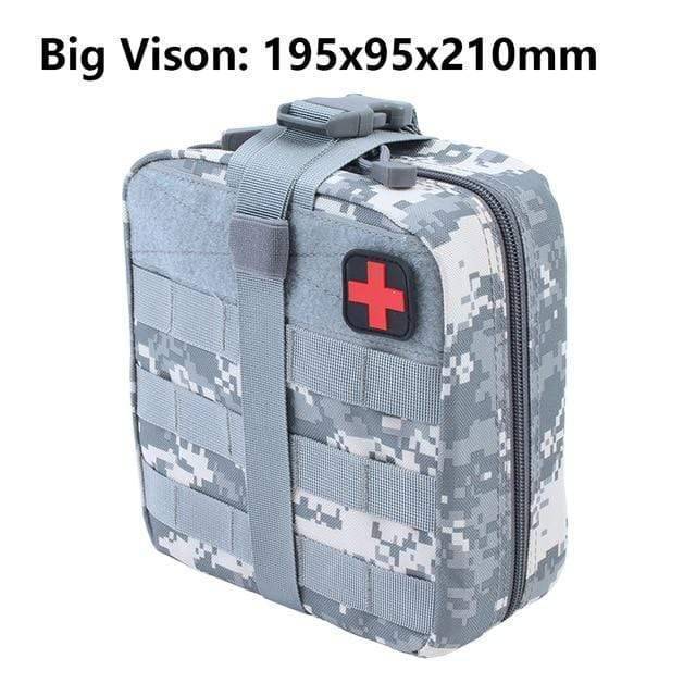 Outdoor Survival First Aid Pouch with Tactical MOLLE System