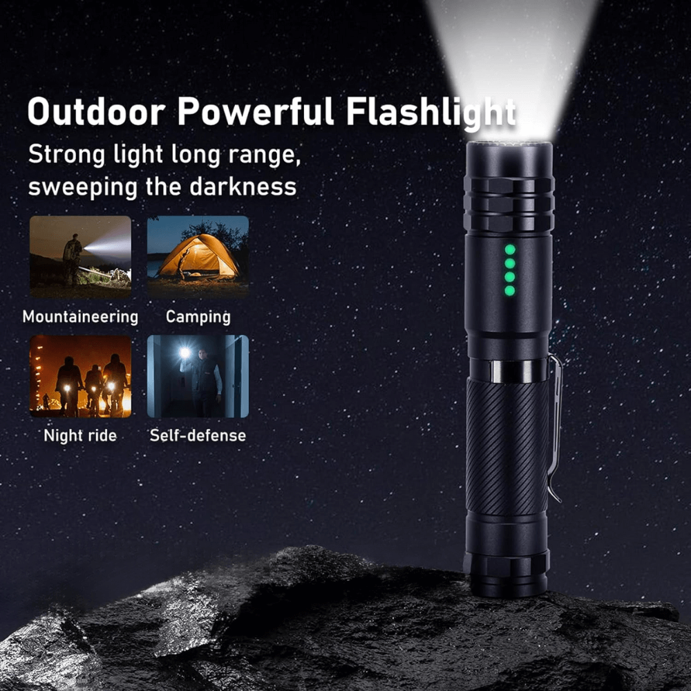 2000 Lumen Pocket Tactical Flashlight