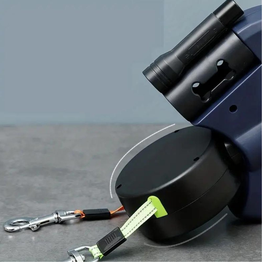 Tangle-Free Dual Dog Leash for Easy Walks with Two Dogs