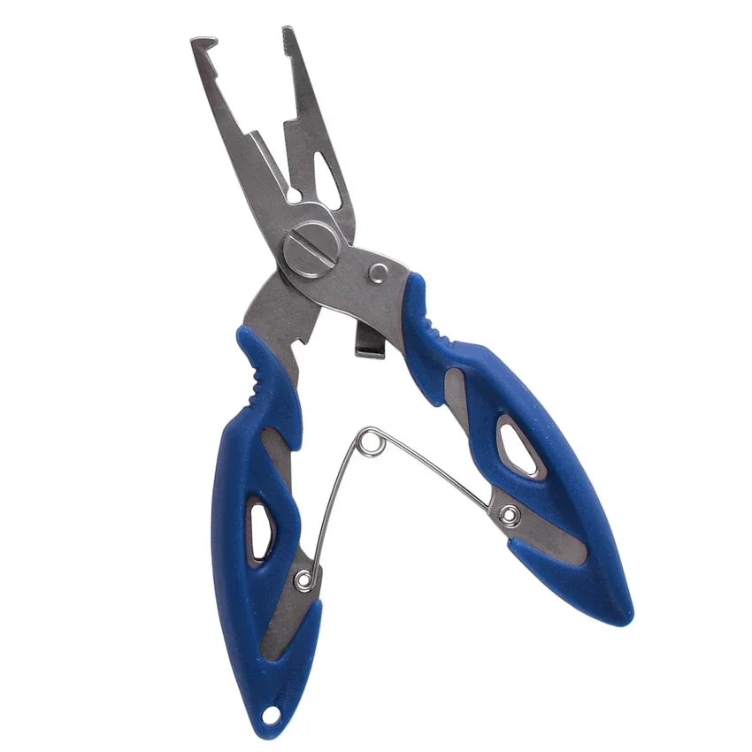 Multi-functional Fishing Pliers Featuring Braid Cutting Tool and Hook Extractor