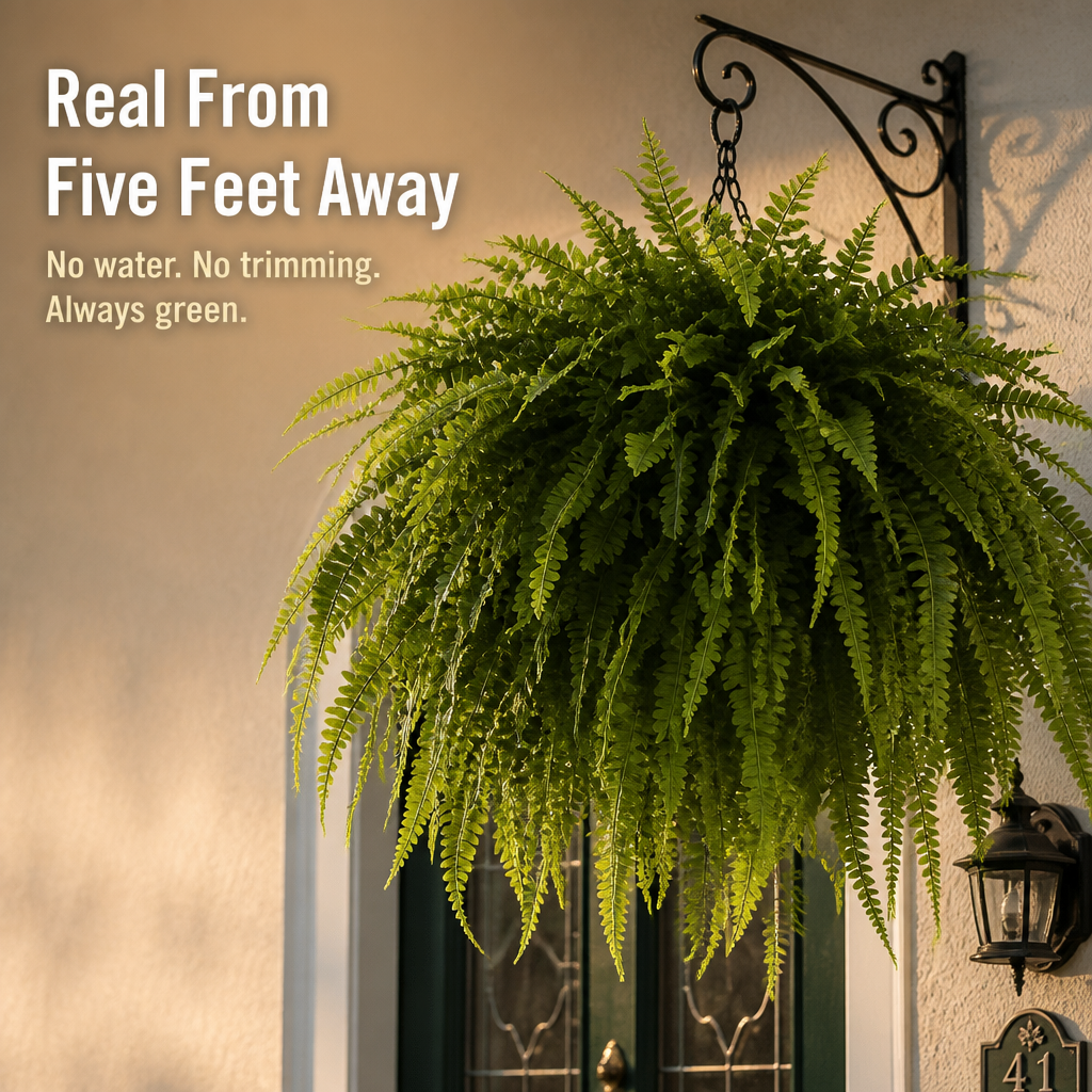 VeraFern™ — Fill Your Porch With Forever-Green Ferns That Never Need Watering