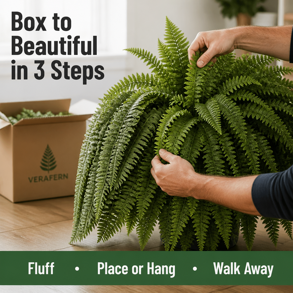 VeraFern™ — Fill Your Porch With Forever-Green Ferns That Never Need Watering