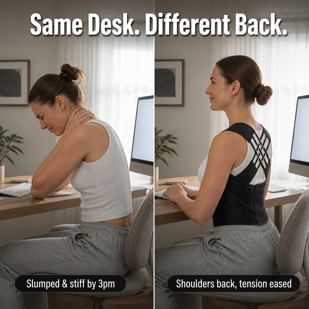 VertoLift™ — Sit and Stand Straighter Without the Armpit-Digging, Slipping Brace