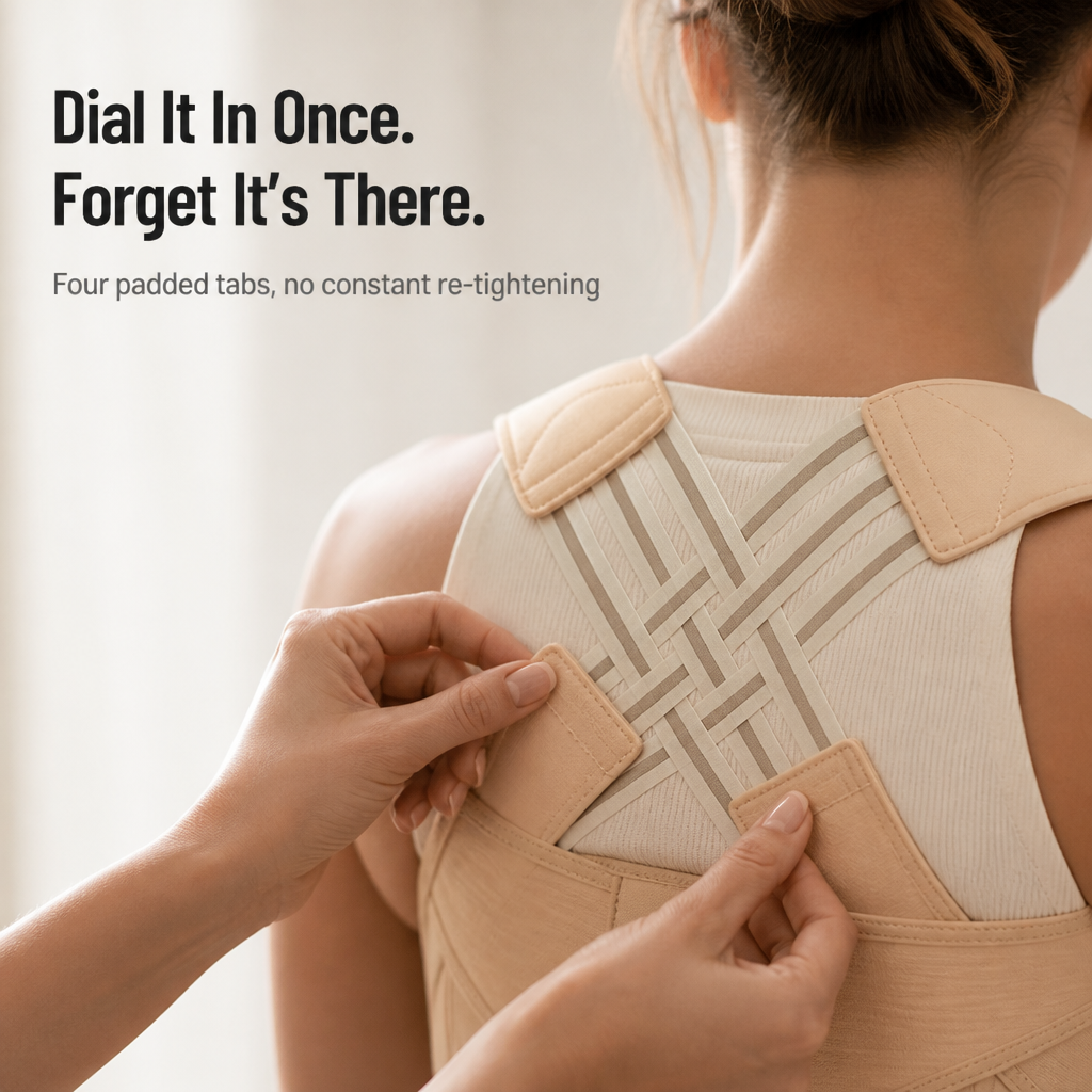 VertoLift™ — Sit and Stand Straighter Without the Armpit-Digging, Slipping Brace