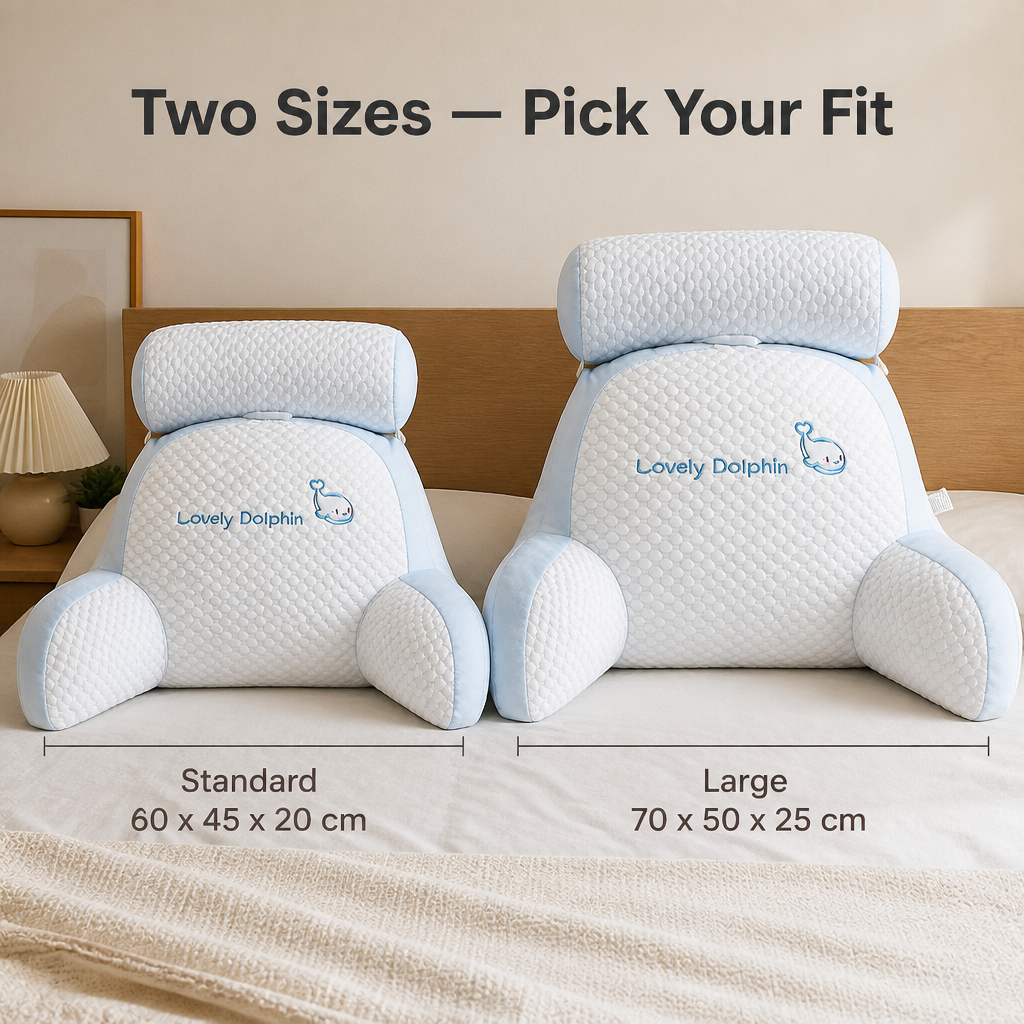 PosturaWave™ — Sit Up, Read & Lounge in Bed Without Slumping or Sore Necks