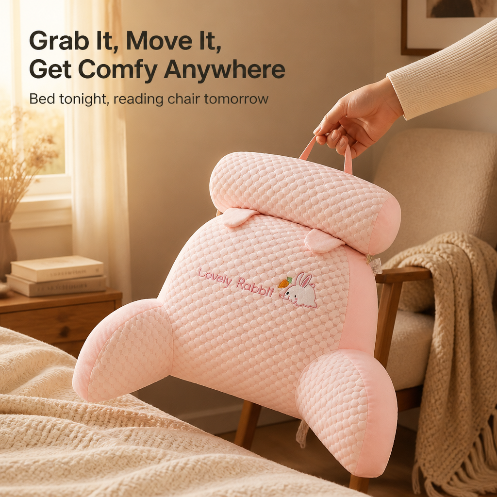 PosturaWave™ — Sit Up, Read & Lounge in Bed Without Slumping or Sore Necks