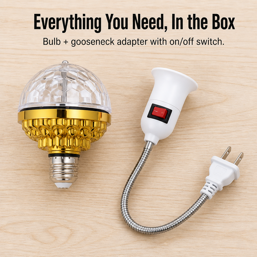 LumaPulse™ — Flood Any Room with Spinning Color in One Quick Twist