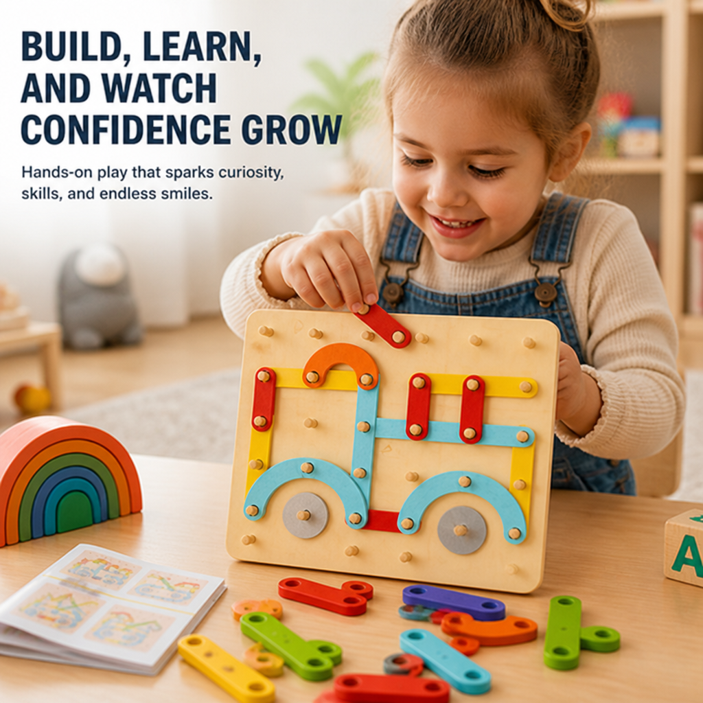 BrightBeam™ — Build, Solve & Create the Screen-Free Toy They Actually Choose