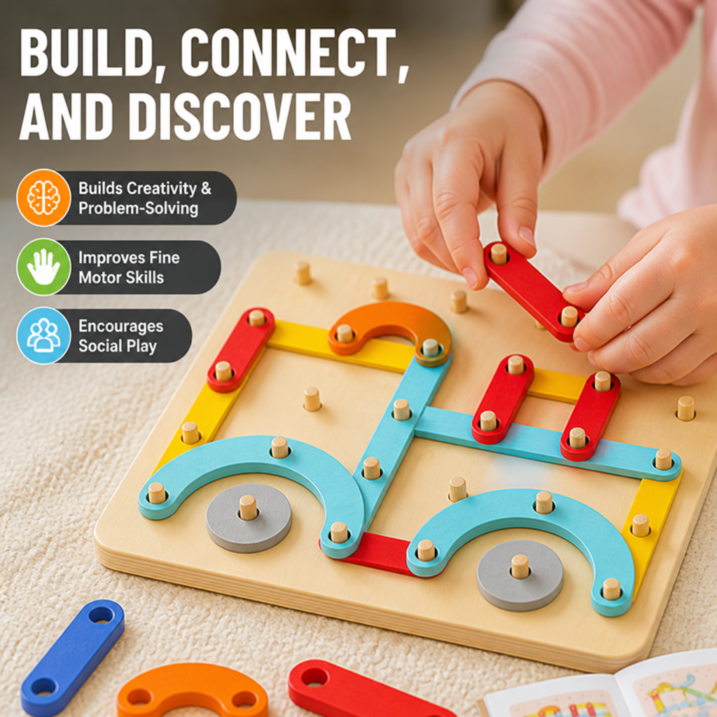 BrightBeam™ — Build, Solve & Create the Screen-Free Toy They Actually Choose