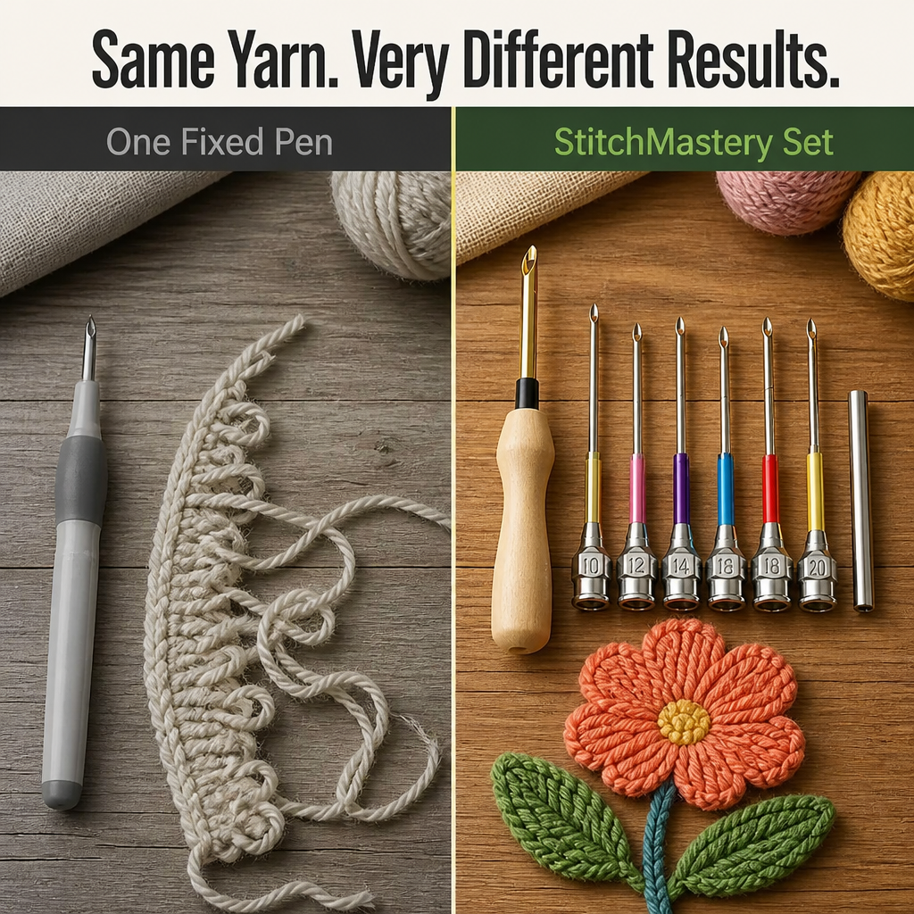 StitchMastery™ — Punch Soft, Looped Art Into Almost Any Fabric You Own