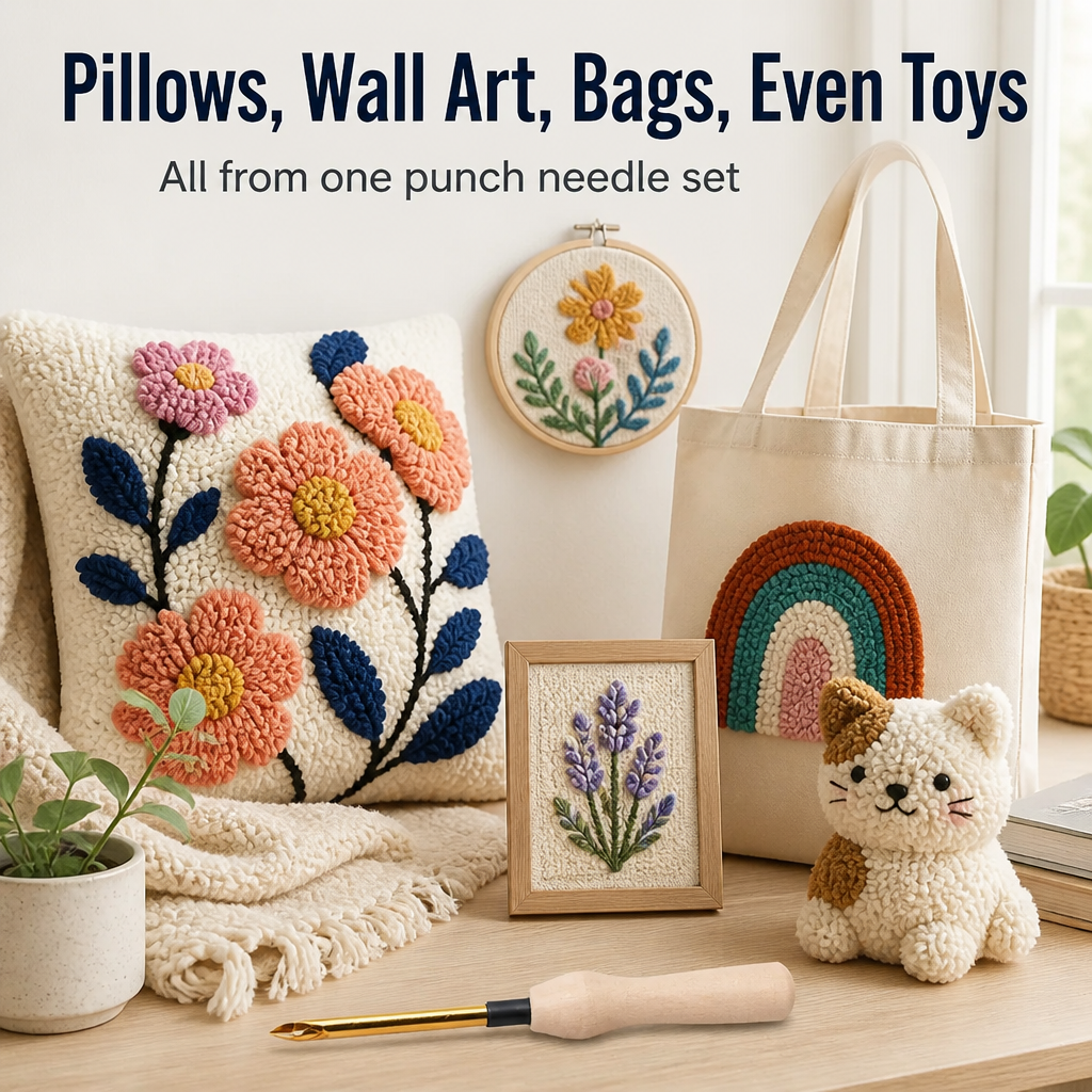 StitchMastery™ — Punch Soft, Looped Art Into Almost Any Fabric You Own