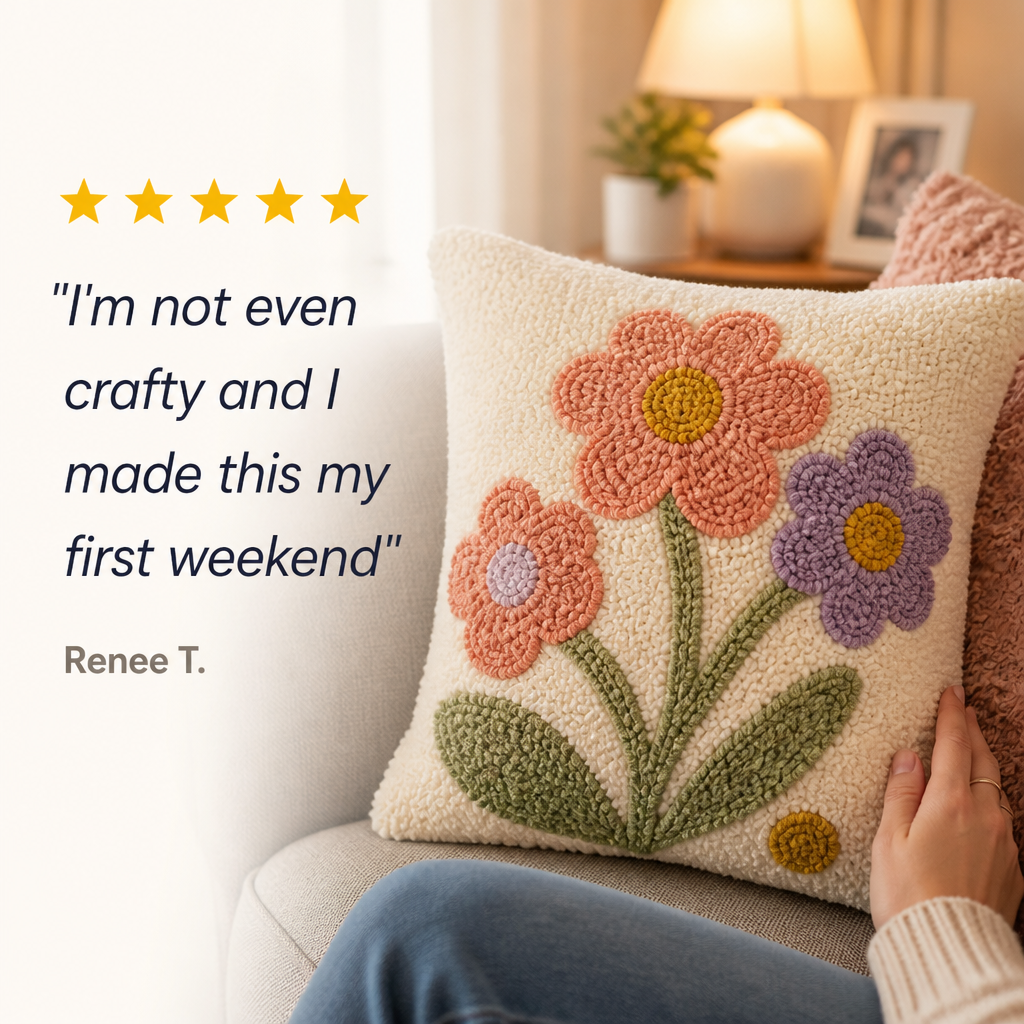 StitchMastery™ — Punch Soft, Looped Art Into Almost Any Fabric You Own