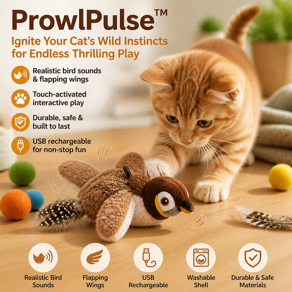 ProwlPulse™ — Reignite the Hunt Your Bored Indoor Cat Keeps Begging For