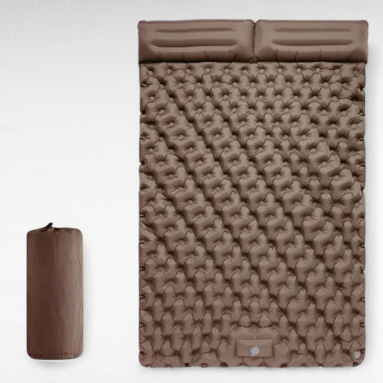 Inflatable Sleeping Pad for Two with Quick-Inflation Pump