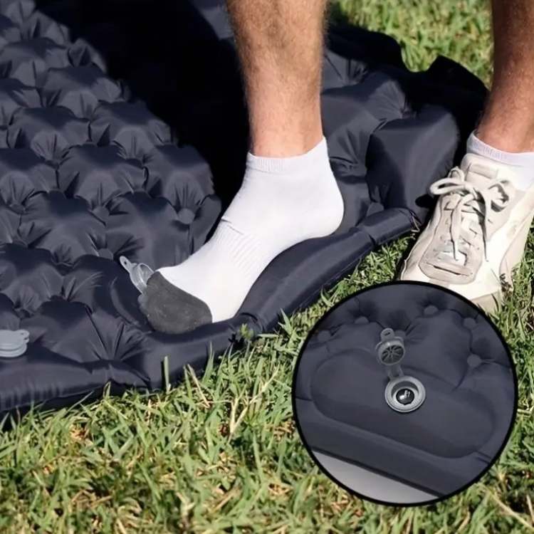 Inflatable Sleeping Pad for Two with Quick-Inflation Pump