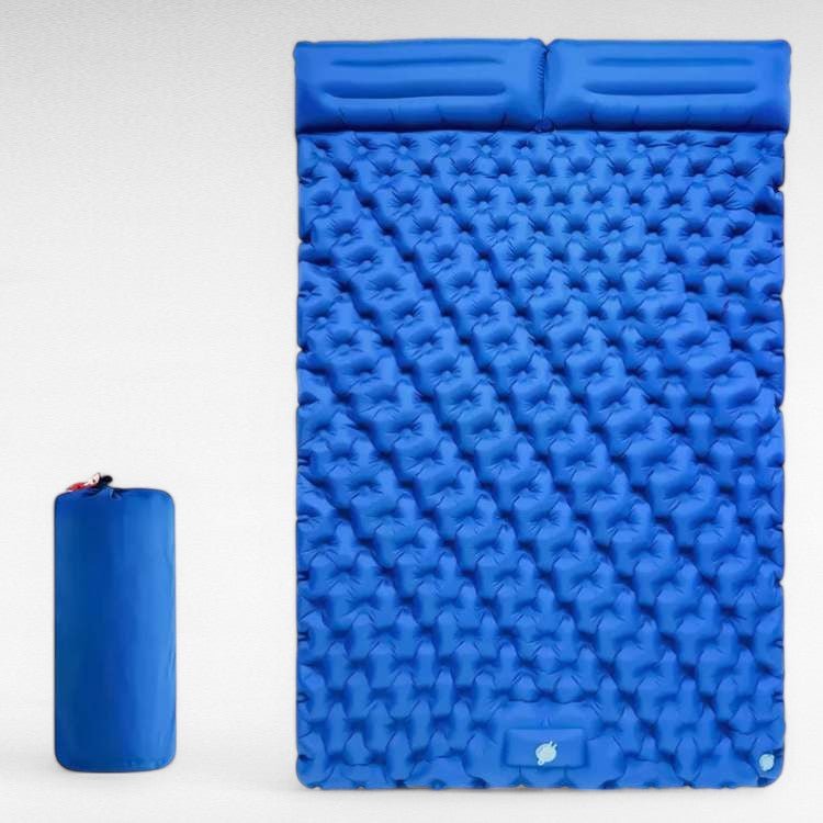 Inflatable Sleeping Pad for Two with Quick-Inflation Pump