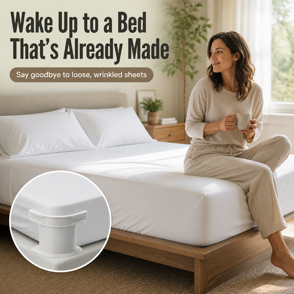 SnugNest™ — Wake Up Refreshed to Sheets That Stay Perfect, Night After Night