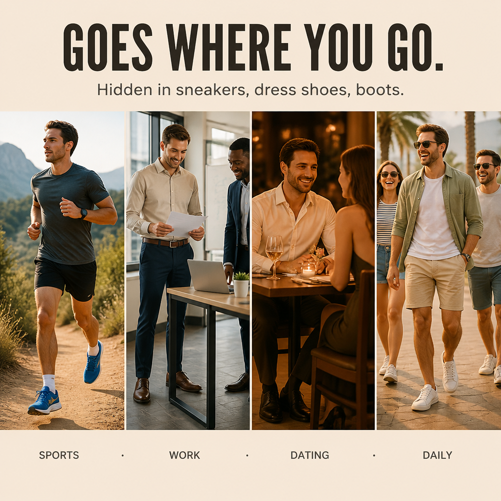 StepZure™ — Stand 1.4 Inches Taller in Any Shoe You Already Own