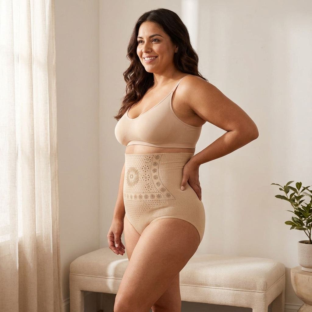 CurveCraft™ – Seamless High-Waist Shaping Brief with Instant Tummy Control