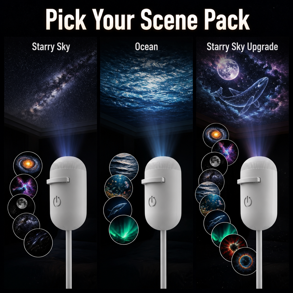 CelestiGlow™ — Transform Your Nights Into a Calming Starry Escape
