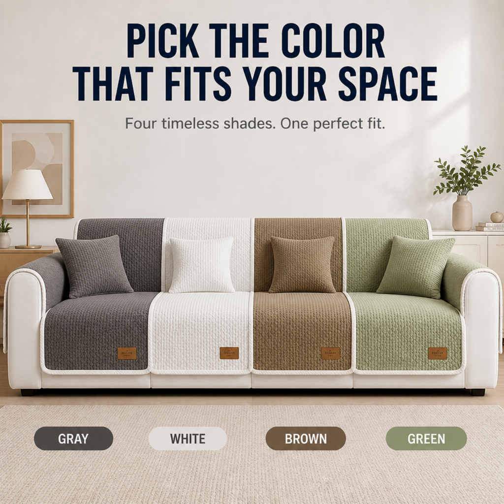VeluraShield™ — Wrap Your Sofa in Plush Comfort That Never Slips or Fades