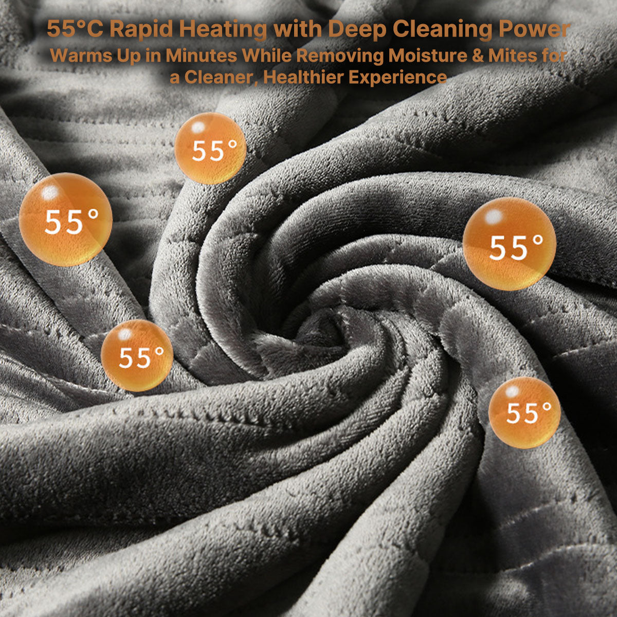 Travel Electric Blanket – Soft and Portable Heated Throw