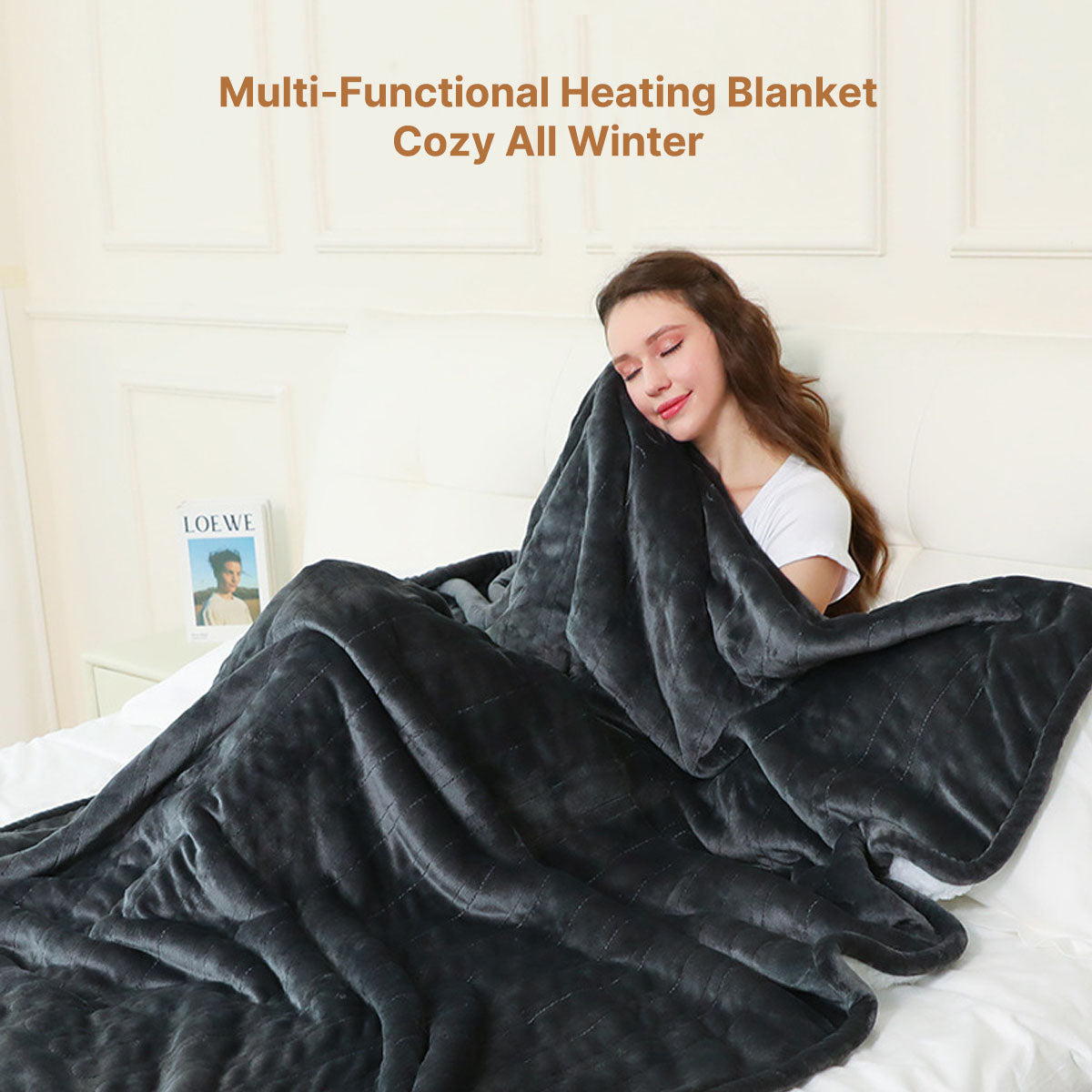 Travel Electric Blanket – Soft and Portable Heated Throw