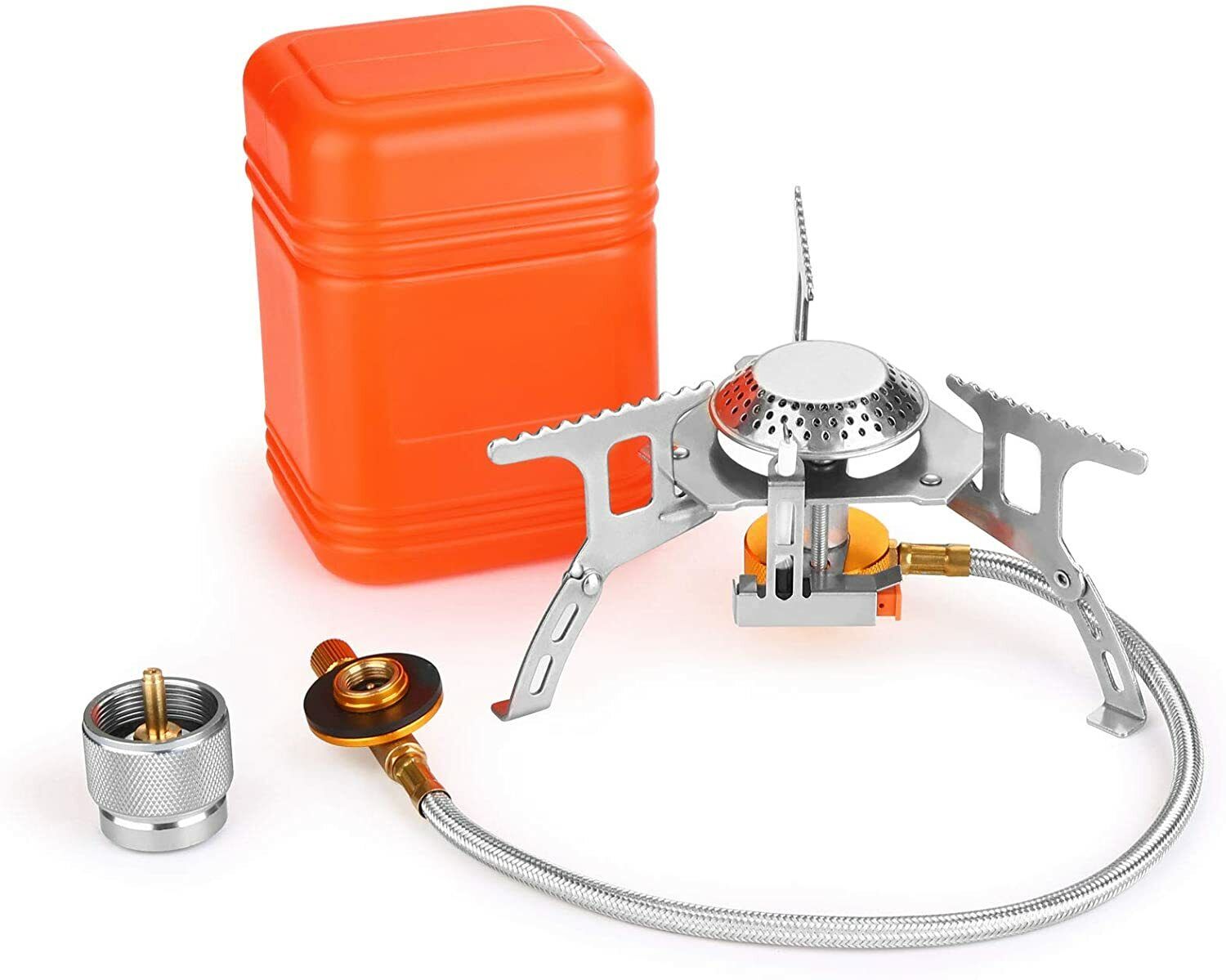 Portable Gas Stove 3700W for Camping with Piezo Ignition – Ultralight