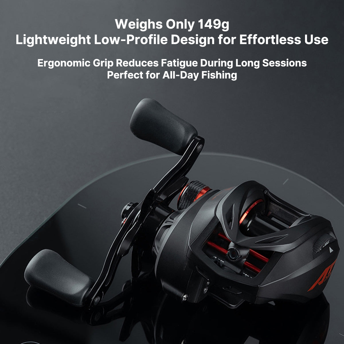 Baitcasting Fishing Reel - Lightweight Design for Easy Handling