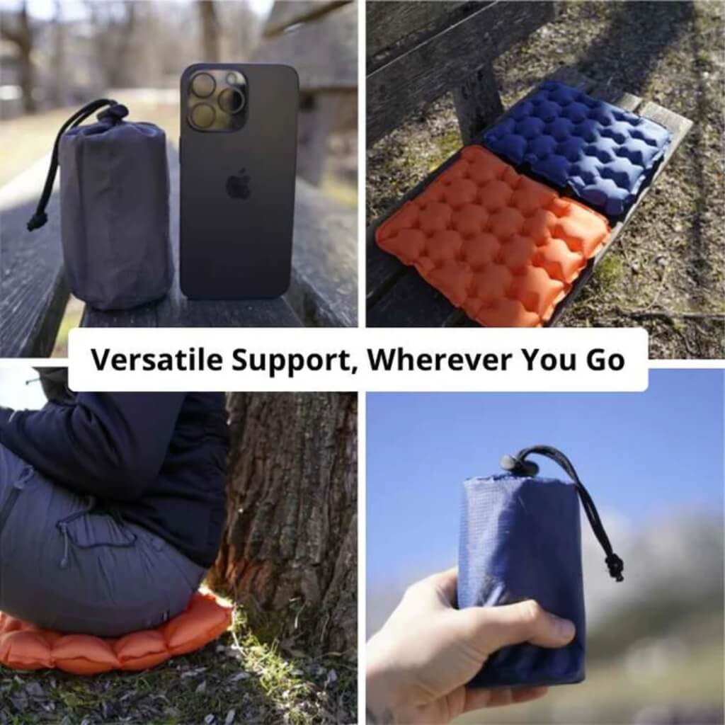 Portable Inflatable Seat Cushion for Camping - Ultralight Design