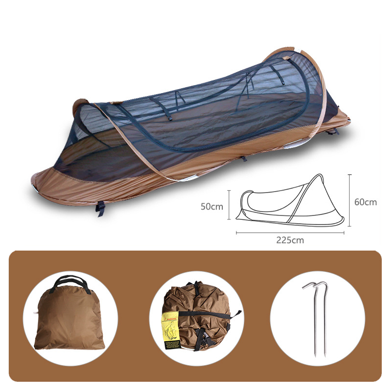 Instant Pop-Up Bivy Tent for Solo Camping Setup