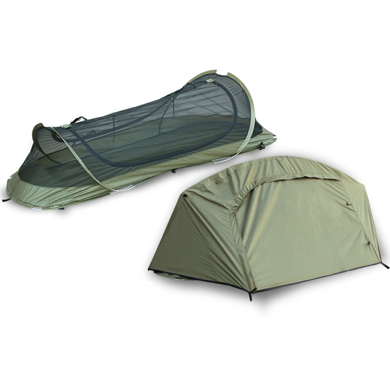 Instant Pop-Up Bivy Tent for Solo Camping Setup