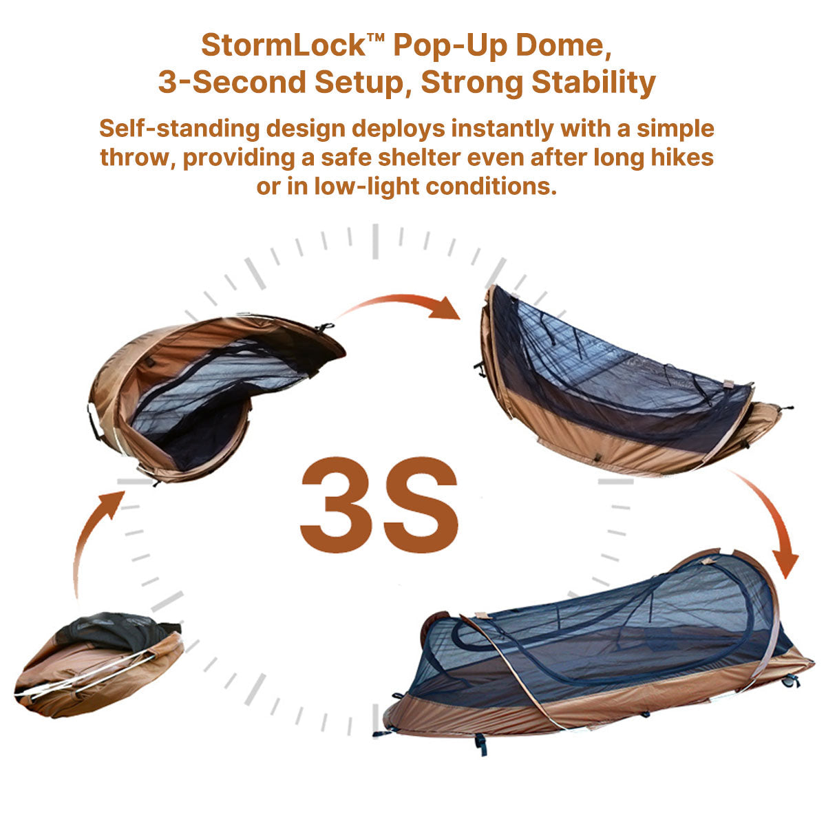 Instant Pop-Up Bivy Tent for Solo Camping Setup