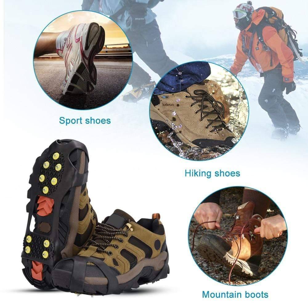 Anti-Skid Ice and Snow Gripper Spikes – Set of 10 Studs