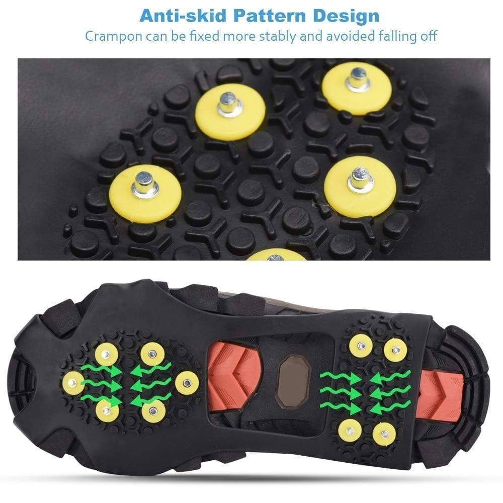 Anti-Skid Ice and Snow Gripper Spikes – Set of 10 Studs