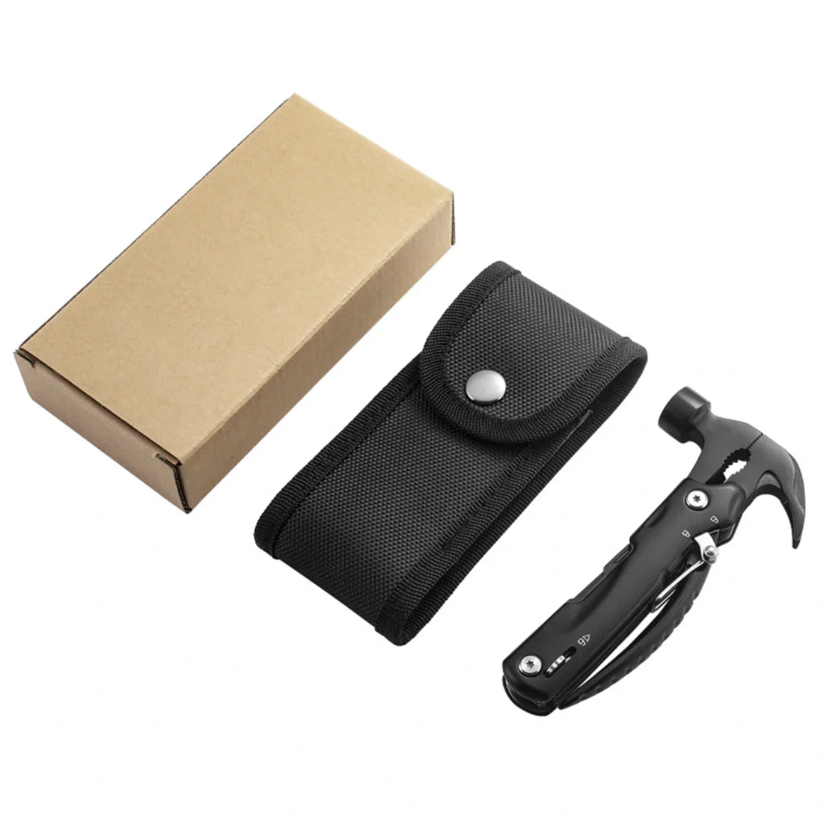 Multitool Hammer with 13 Functions for Outdoor Camping