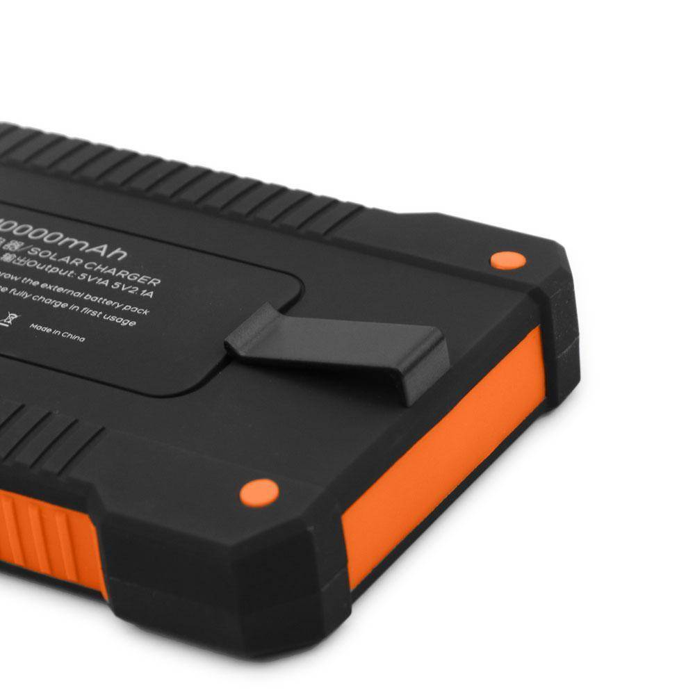 Solar Charger Power Bank 20000mAh with Built-in Flashlight