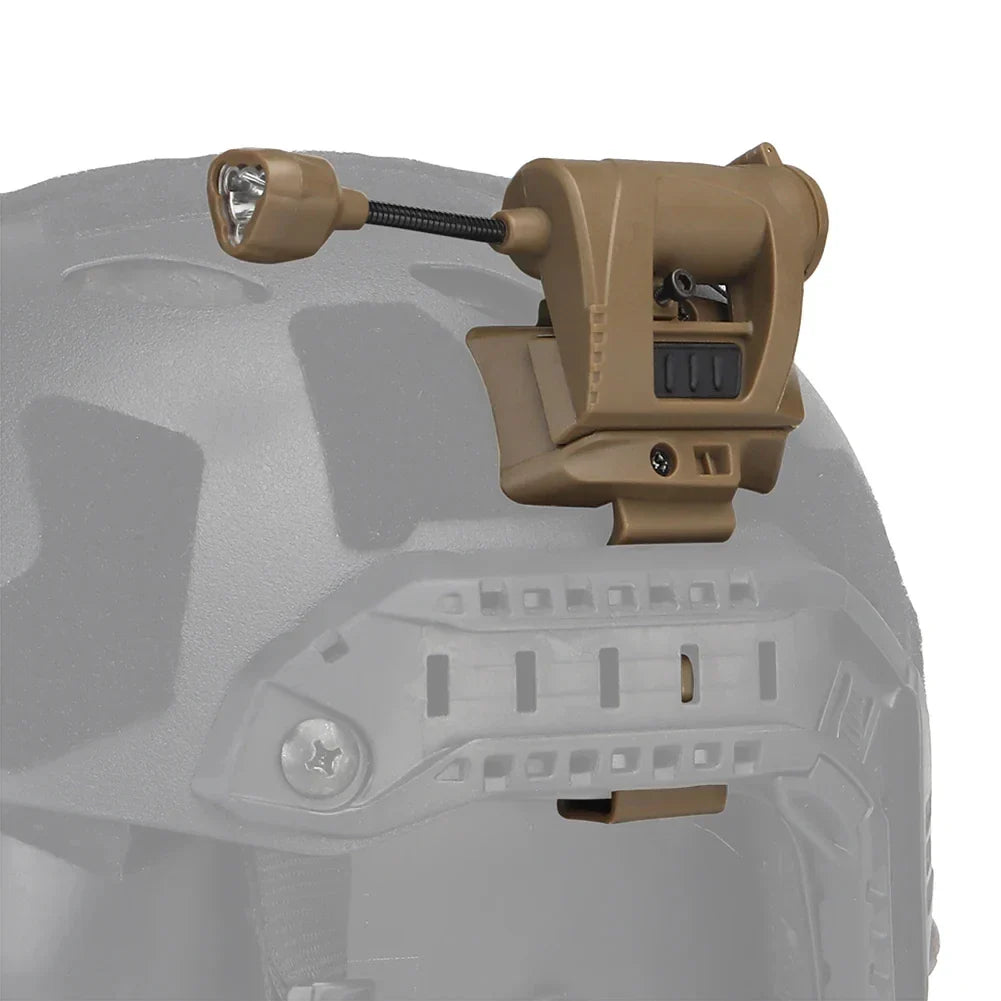 LED Helmet Light with Mount – 3 Lighting Modes