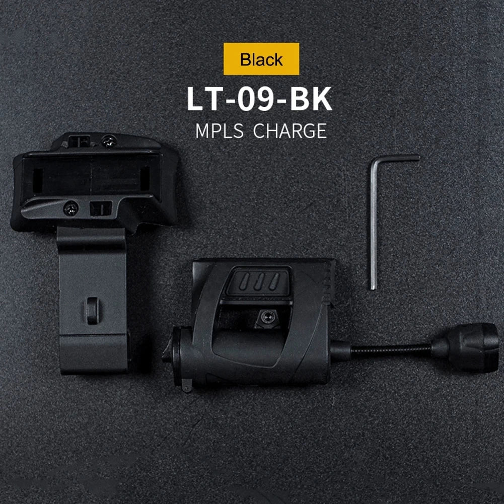 LED Helmet Light with Mount – 3 Lighting Modes