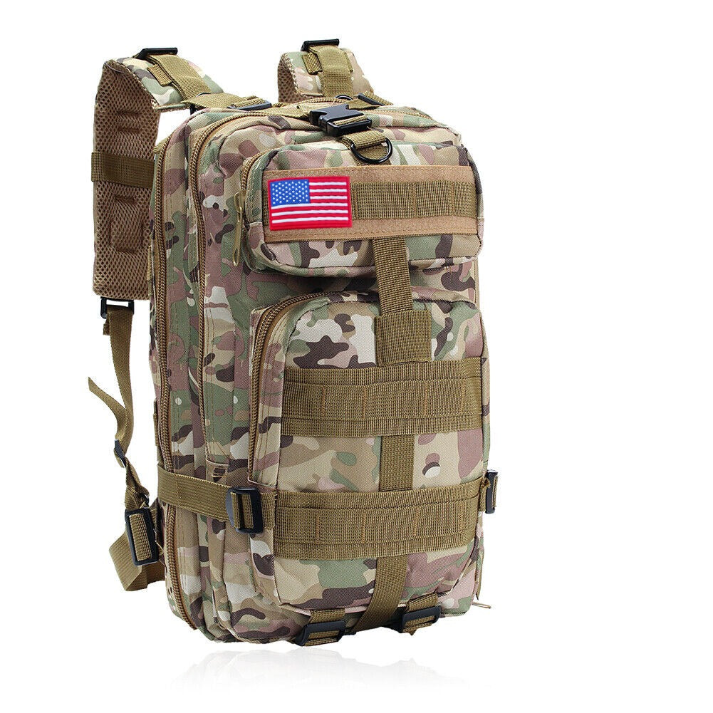 30L Tactical Rucksack - Waterproof Military Backpack