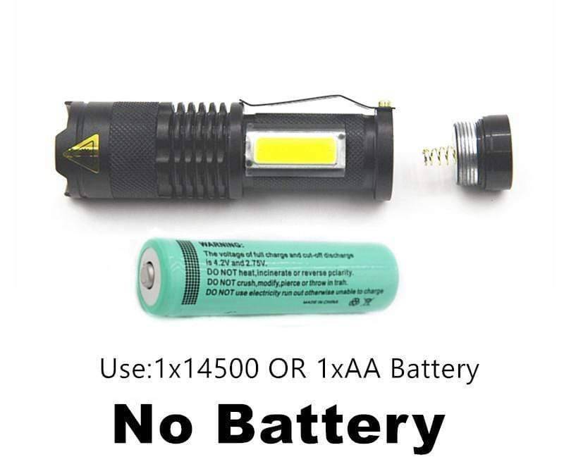 Compact Portable Tactical Flashlight - 3800 Lumens LED