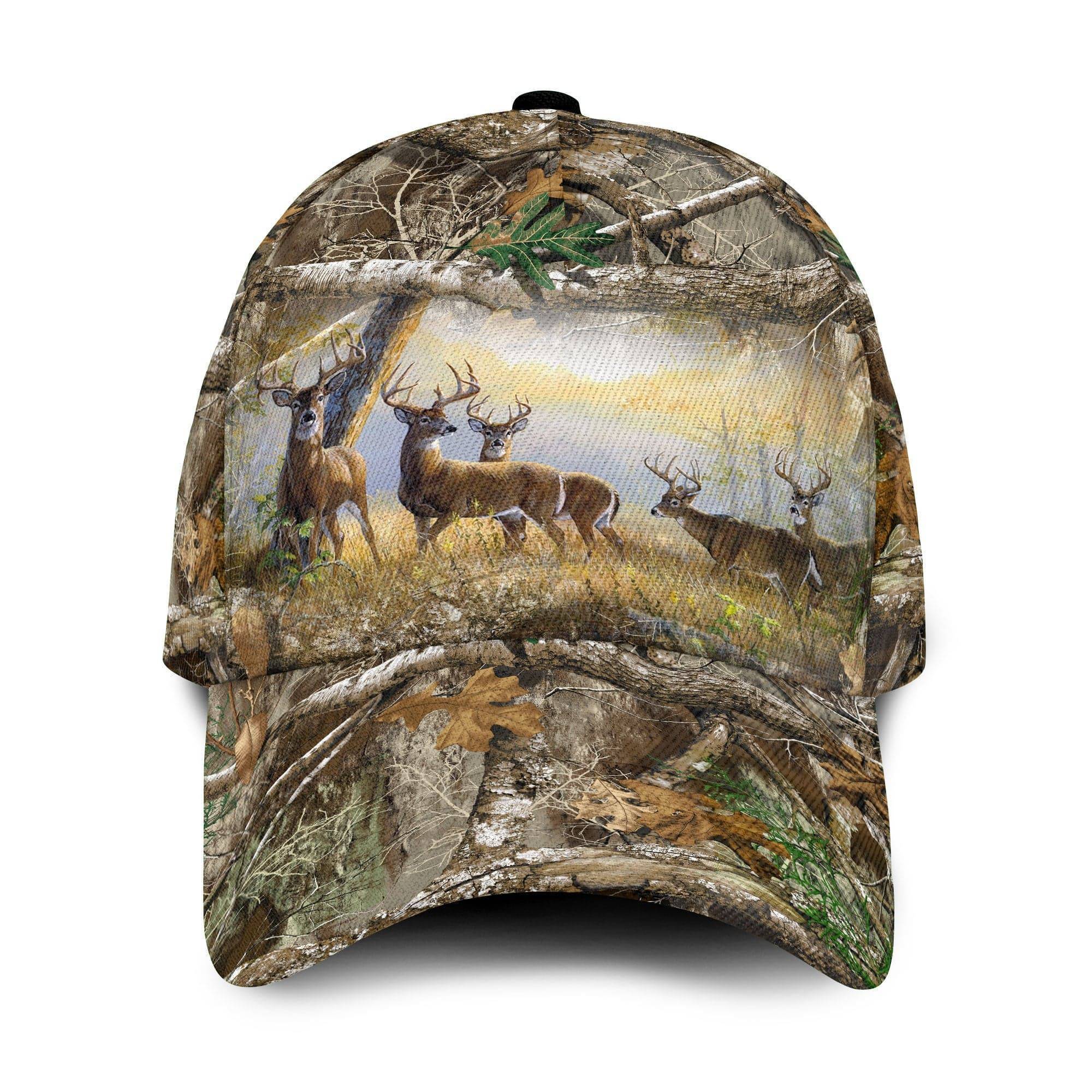 Baseball Cap featuring 3D Deer Hunter Design