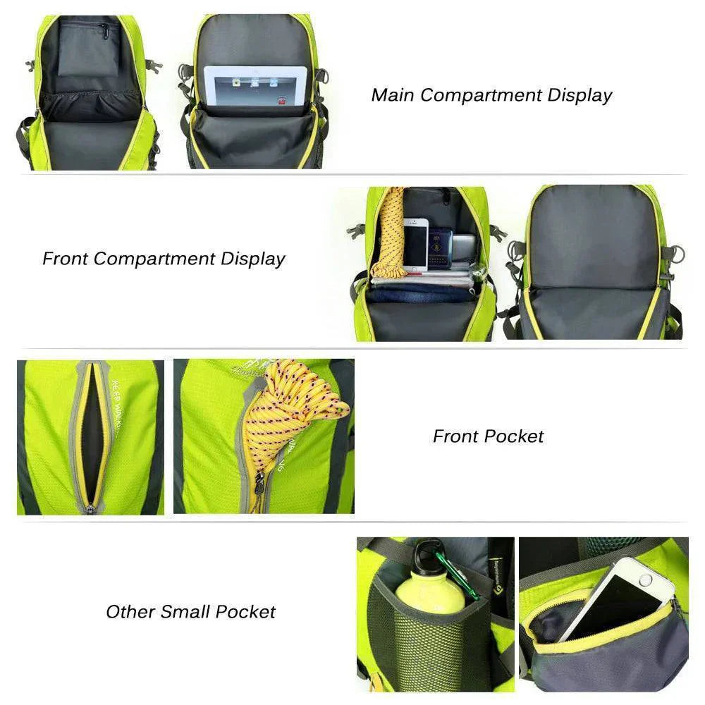 Outdoor Travel Backpack 40L - Water-Resistant Design
